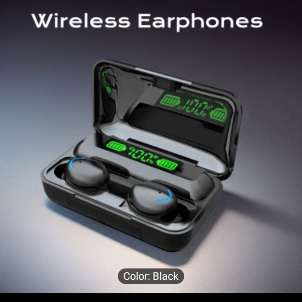 Wireless Earphones - Black